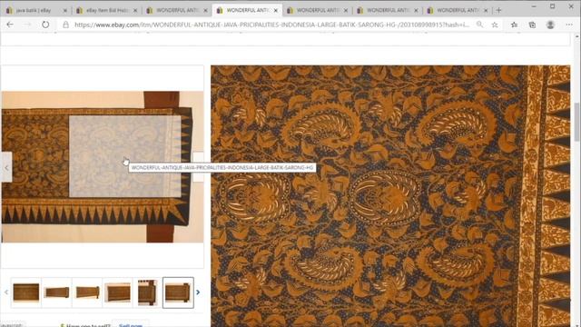 Price Check - Java Batik Fabric Rare Textiles from Java Garage Sale Guide смотреть онлайн