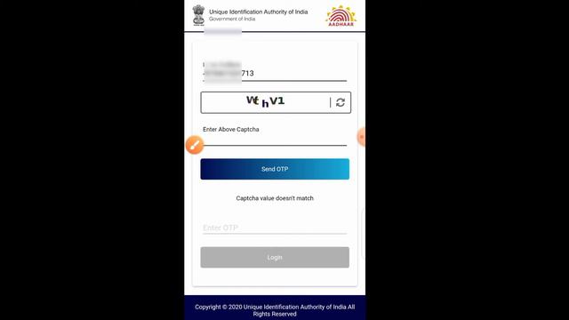 internal server error | aadhar new portal update problem | captcha value match | session expired смотреть онлайн
