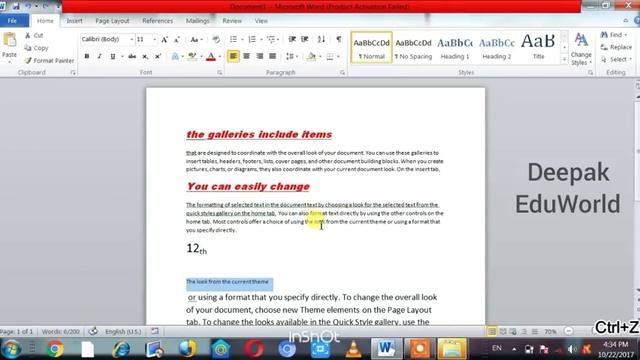 Microsoft Word Complete HOME TAB in Hindi | Microsoft Word Tutorial смотреть онлайн