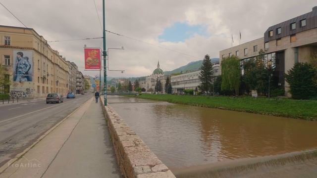 Virtual Walking Tour in 4K 60fps - SARAJEVO - The Capital of Bosnia and Herzegovina смотреть онлайн