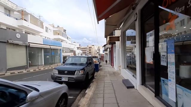 Walking Paphos City !! Walking Tour Paphos CYPRUS !!! смотреть онлайн
