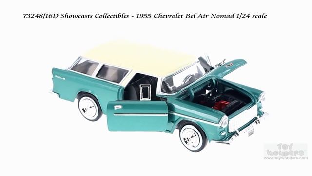 73248/16D Showcasts Collectibles - 1955 Chevrolet Bel Air Nomad 1/24 scale смотреть онлайн
