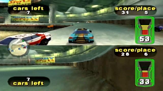 Destruction Derby 64 Gameplay - "These colours don't run!" смотреть онлайн