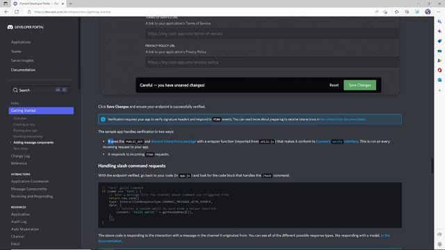Discord Developer Portal Documentation (Part 1) смотреть онлайн