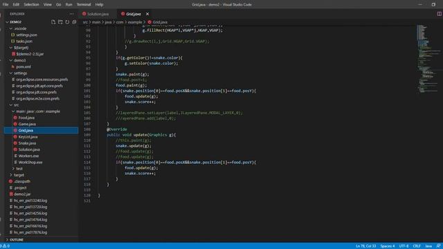 Refactoring some of the source code of The Snake.exe(Java) project . смотреть онлайн