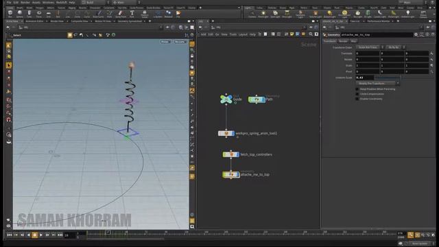 Houdini Tutorial: parent and fetch with Digital Asset. смотреть онлайн