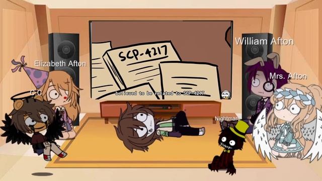 Afton Family Reacts To TheRubber "SCP-4217 Contain The Bismarck!" || Gacha club || смотреть онлайн