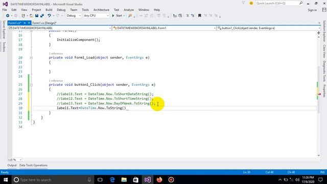 C# Show Date Time and Day of week in Label Using Visual studio c# | Anmol c# Tutorial смотреть онлайн