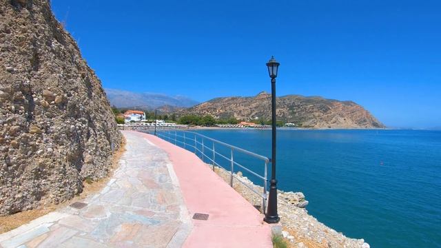 Walking in Agia Galini, Crete Greece 2021 смотреть онлайн