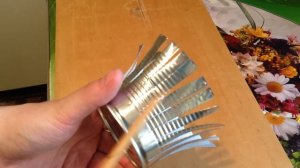 Мусорное искусство :Как сделать столик из консервной банки