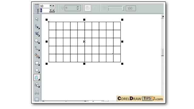 Graph paper tool in CorelDraw смотреть онлайн
