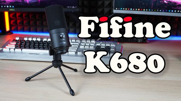 Микрофон FIFINE K680. Обзор бюджетного микрофона за 3000р