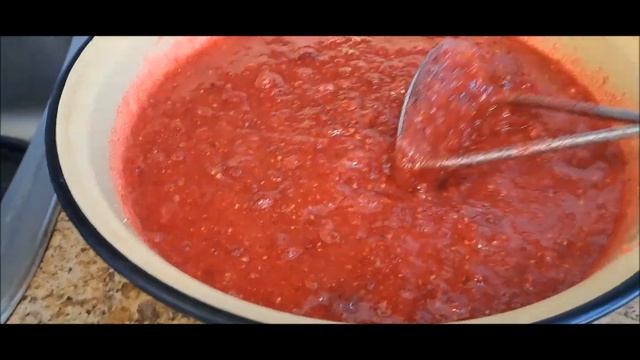 МАЛИНА ПЕРЕТЁРТАЯ С САХАРОМ НА ЗИМУ смотреть онлайн