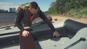 Обзор лодки на воде River Boats RB-330 (НДНД) RB-350 (НДНД) RB-370 (НДНД)