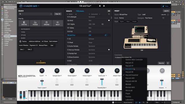 Arturia Analog Lab 4. Полный обзор смотреть онлайн