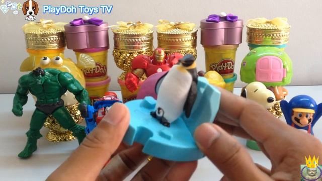 Hulk,Marvel Avengers, Iron Man Toys | PlayDoh SurpriseEgg | Toys Collection For Children смотреть онлайн