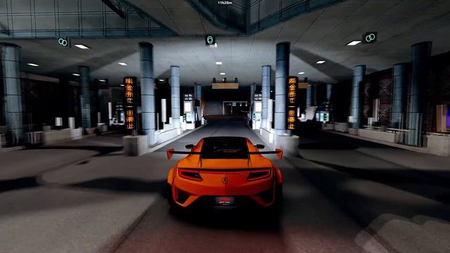 Acura NSX at Shuto Express Way + Traffic | Assetto Corsa смотреть онлайн