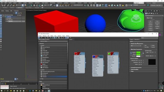 3ds max Редактор материалов (Slate Material Editor) смотреть онлайн
