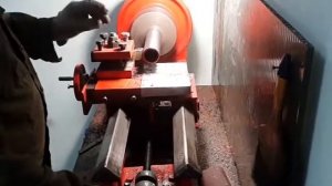 Работа самодельного токарного станка. Самодельный токарный станок.