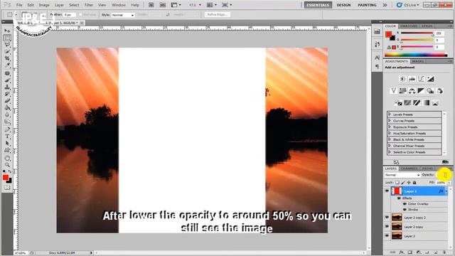 How to design a Youtube Background using Adobe Photoshop CS5 смотреть онлайн