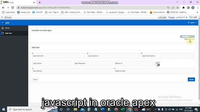 front end translate all language in oracle apex (integration with google translate) смотреть онлайн