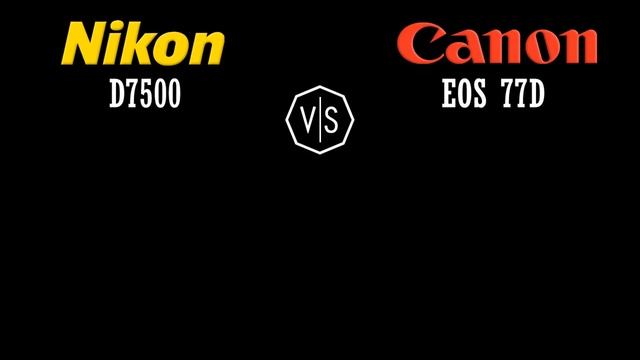 Nikon D7500 vs Canon EOS 77D (EOS 9000D) смотреть онлайн