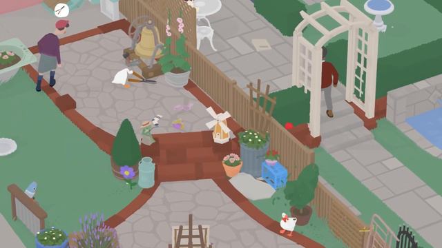 2 ГУСЯ БЕСПРЕДЕЛЬЩИКА НАВОДЯТ СУЕТУ В Untitled Goose Game! #2 смотреть онлайн