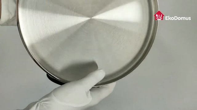 Кастрюля Master Inox 24 см 5,6 литров нержавеющая сталь , толстое дно (Италия) смотреть онлайн