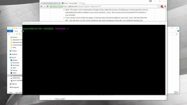 Wordpress Vagrant VVV install on Windows 10 смотреть онлайн