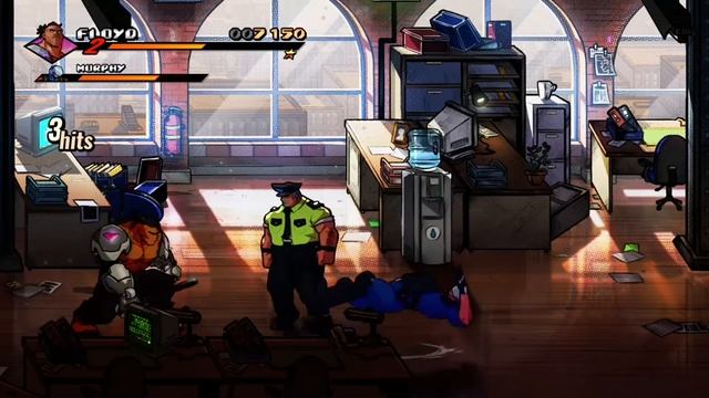 Streets of Rage 4 Stage 2 - Police Precinct: Complete Walkthrough смотреть онлайн