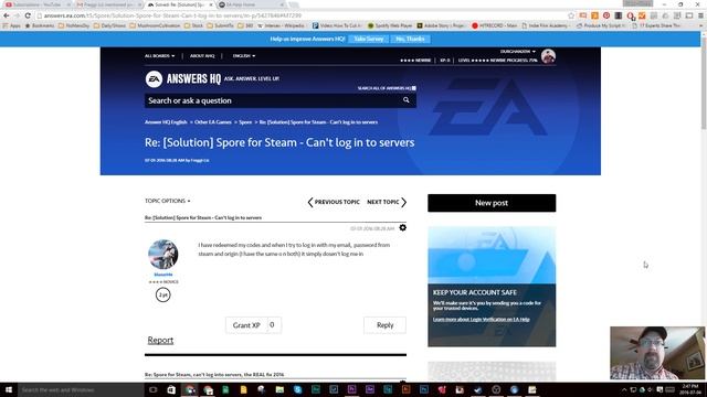 Fix the Glitch! - Here's how to get your in-game log-in working for Spore! смотреть онлайн