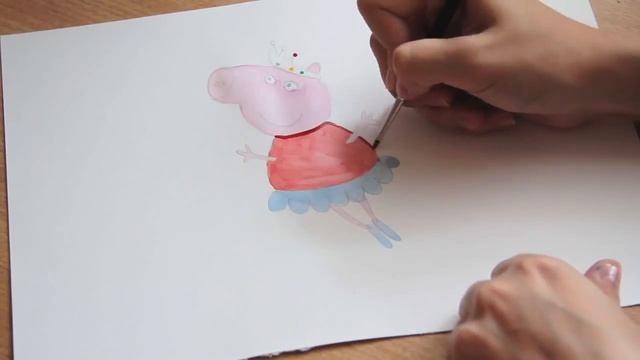 Свинка Пеппа. Рисуем Свинку Пеппу. Как рисовать Свинку Пеппу.How to draw a Peppa Pig. смотреть онлайн