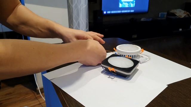 Подключаем led-светильник (спот 220в.) к диммеру светодиодной ленты и Умному Дому смотреть онлайн