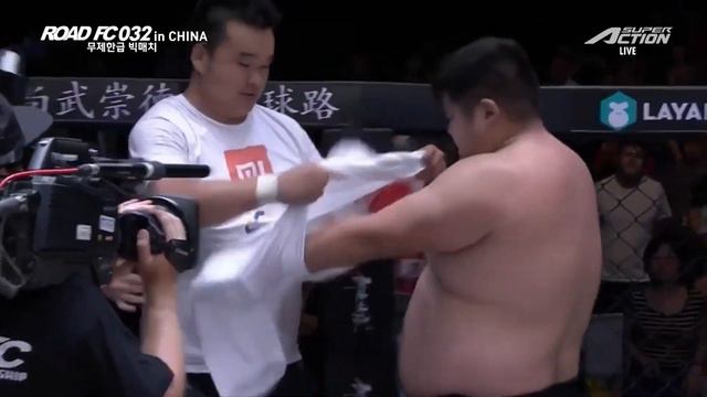 XIAOMI ROAD FC 032 Aorigele(아오르꺼러) vs. Bob Sapp(밥샙) смотреть онлайн