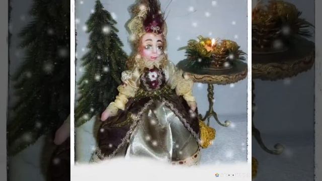 От всей души поздравляю Вас со Старым Новым годом! Куклы из капрона. смотреть онлайн