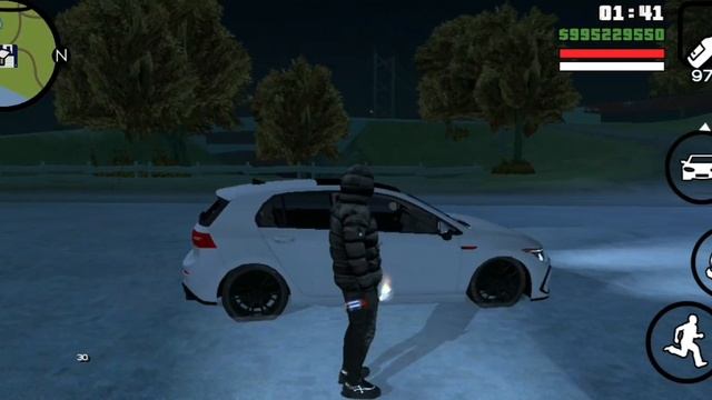 SUPERCAR MOD GTA SAN ANDREAS FOR ANDROID | VOLKSWAGEN GOLF 7 R | TWO VERSIONS BLUE & GRAY смотреть онлайн