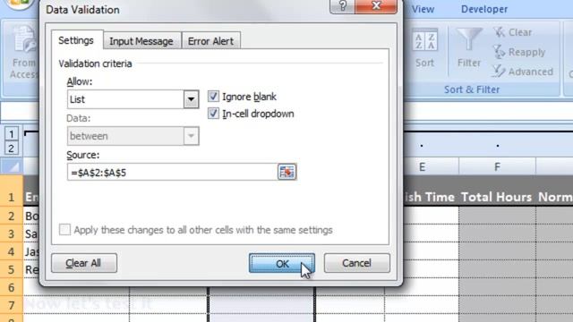 Create a drop-down list in Microsoft Excel 2007 смотреть онлайн