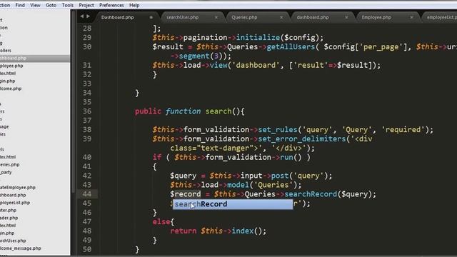HRMS Advance Reports using PHP Codeigniter - Search Users смотреть онлайн