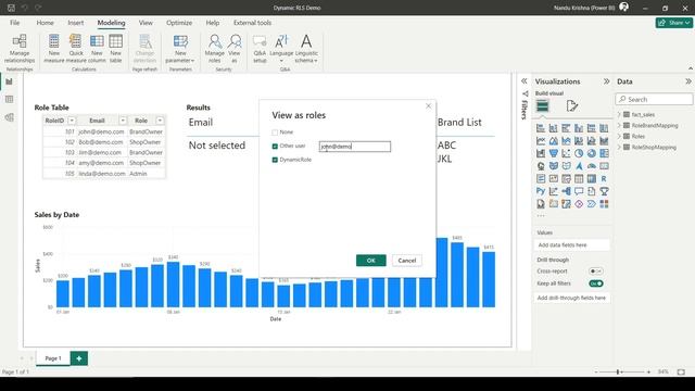 Power BI | Dynamic Row-Level-Security (RLS) смотреть онлайн