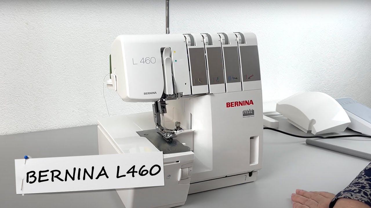 Как заправить оверлок BERNINA L450 и L460 смотреть онлайн