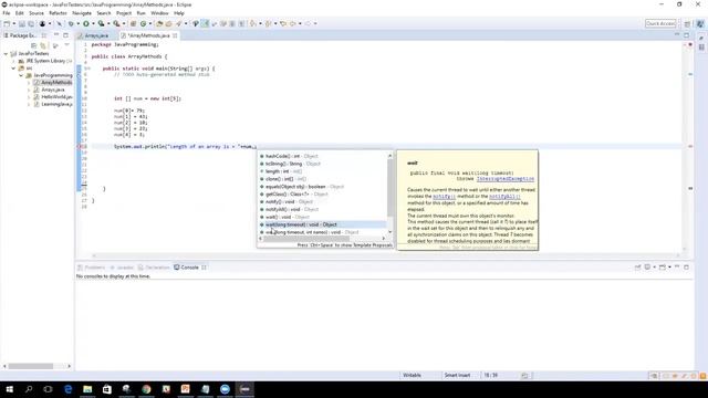 Java for Software Testers Tutorial#17 - JAVA Arrays Methods смотреть онлайн