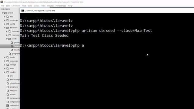 #24 Seeding Part2 Add Command laravel 5.2 смотреть онлайн