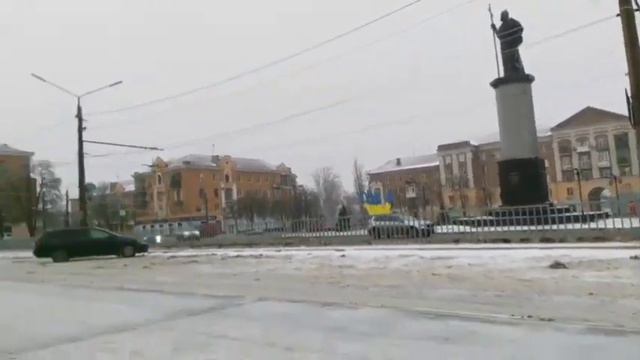 Кривой Рог.Площадь Артема.11 января 2024. смотреть онлайн