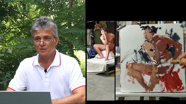 643 Место силы. (живопись в процессе) смотреть онлайн