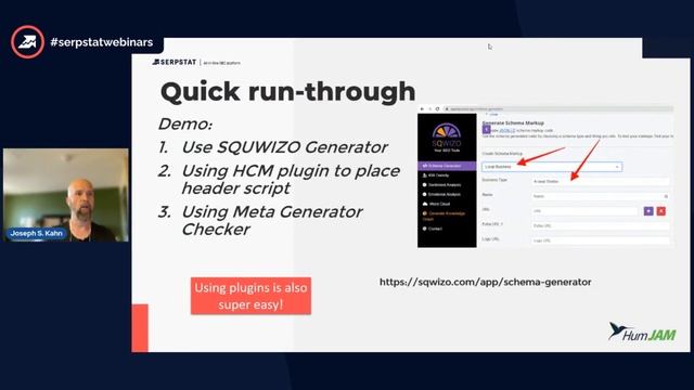 Serpstat Webinar with Joseph S. Kahn: How to boost your SEO by using Schema markup смотреть онлайн