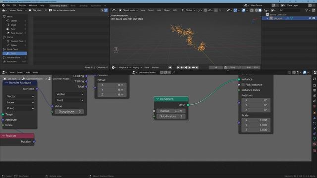 Random walk: Accumulate Field Node | Blender Geonodes Daily, tip 81 смотреть онлайн