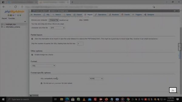 How to Import and Export the MySQL Database using phpMyAdmin in DirectAdmin? | MilesWeb