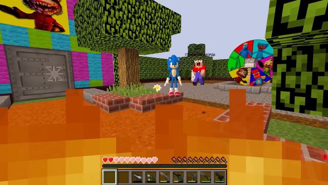 2 НУБА НАШЛИ КОЛЕСО ФОРТУНЫ МОНСТРОВ В МАЙНКРАФТ | Нубик Пэнн Minecraft смотреть онлайн