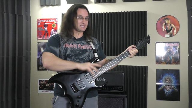How to Play the Intro for Bleed by Meshuggah - on a 6 String Guitar смотреть онлайн