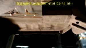 Гранта. Правка заднего лонжерона.